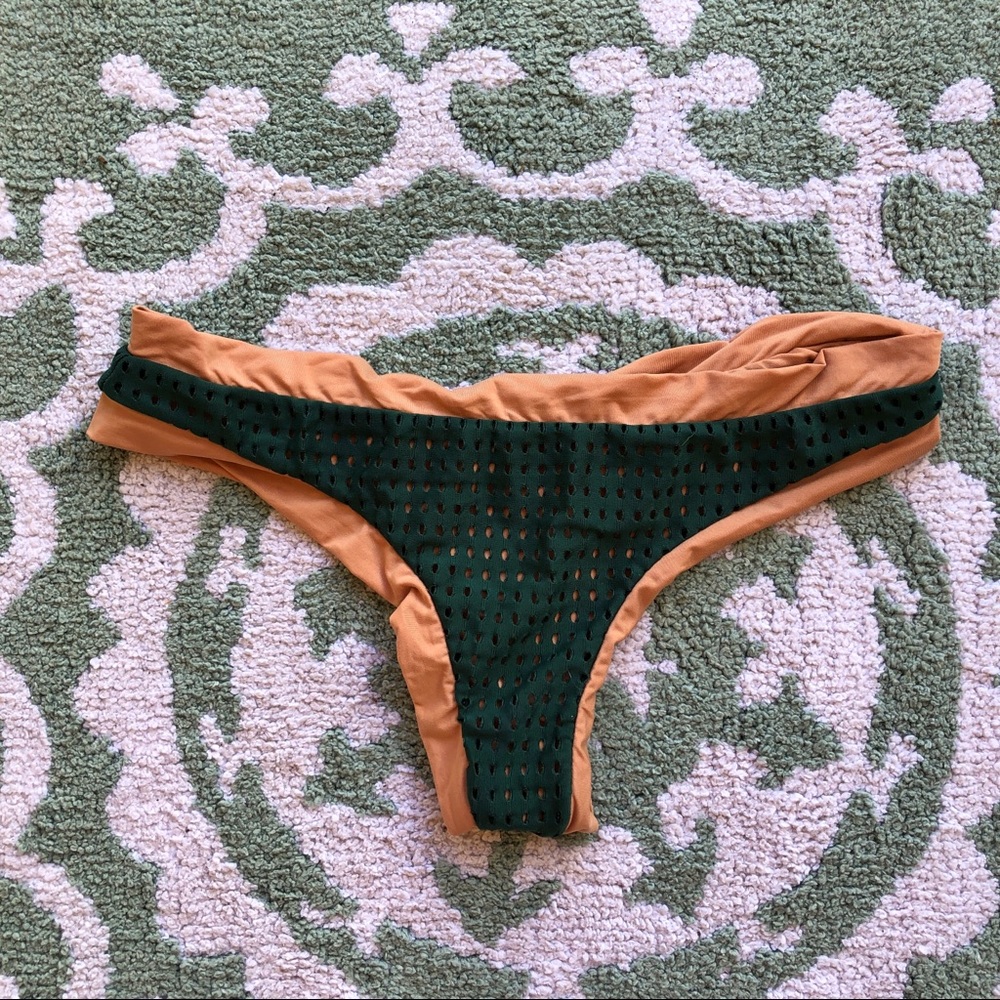 Acacia Swimwear Green Mesh Bottoms💚